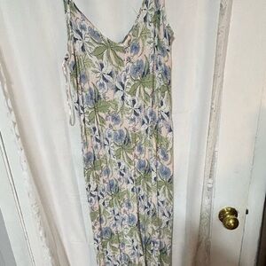 George XL Floral Print dress - Blue and Green- new or like new